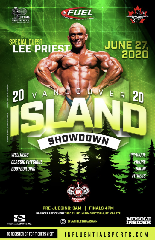 Lee Priest Canada | Canadian Physique Alliance | Influential Sports Inc